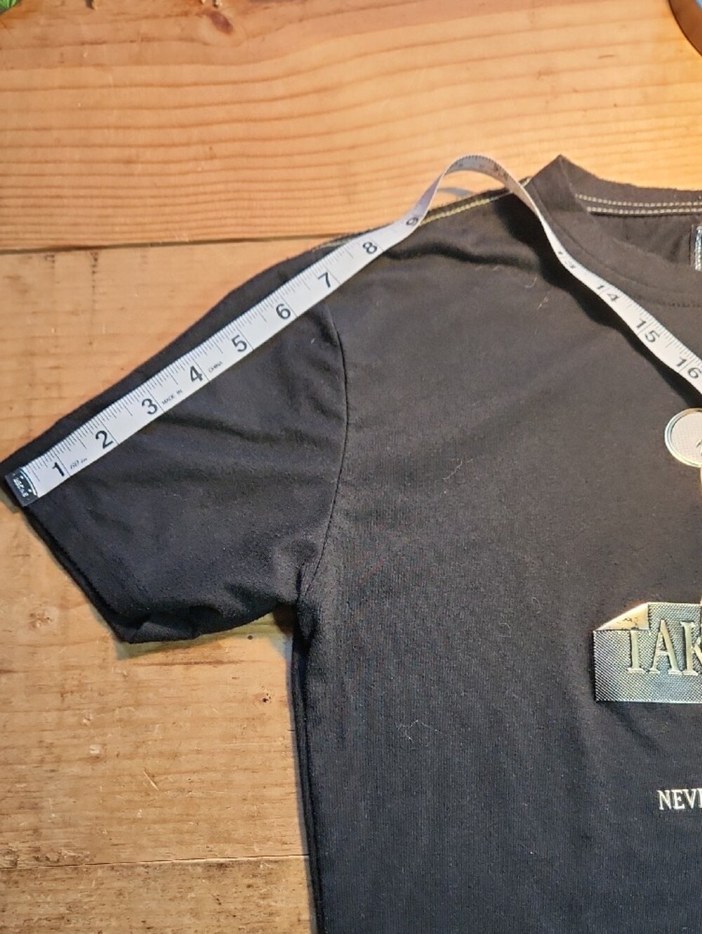 CR-24 Black Kids Tee with embossed Bear Graphic - "Take The Risk" - Picture 9 of 10